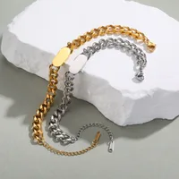 Vintage Style Classic Style Geometric 304 Stainless Steel Men's Bracelets Men Chain Bracelets main image 4