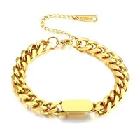 Vintage Style Classic Style Geometric 304 Stainless Steel Men's Bracelets Men Chain Bracelets sku image 1