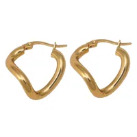 1 Pair Modern Style Classic Style Geometric Titanium Steel Earrings main image 1