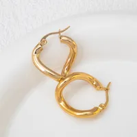 1 Pair Modern Style Classic Style Geometric Titanium Steel Earrings main image 2