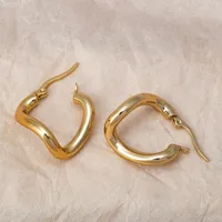 1 Pair Modern Style Classic Style Geometric Titanium Steel Earrings main image 7