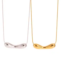 Retro Classic Style Geometric 304 Stainless Steel 18K Gold Plated Women's Pendant Necklace main image 4