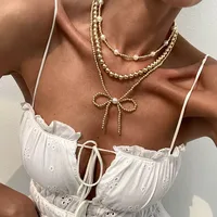 Simple Style Solid Color Copper 18K Gold Plated Unisex Necklace main image 1