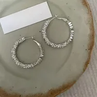 1 Pair Elegant Lady Round Plating Copper Earrings main image 3