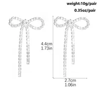 Modern Style Simple Style Bow Knot Copper Handmade Plating 18k Gold Plated Jewelry Set sku image 18