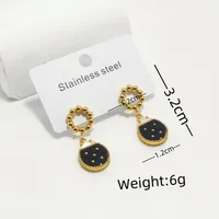 1 Pair Cute Classic Style Beetles 304 Stainless Steel 18K Gold Plated Drop Earrings main image 2