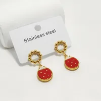 1 Pair Cute Classic Style Beetles 304 Stainless Steel 18K Gold Plated Drop Earrings main image 6