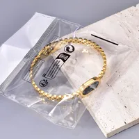 Classic Style Solid Color 304 Stainless Steel Titanium Steel Rhinestones 18K Gold Plated Women's Wide Bracelet main image 6