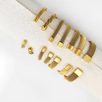Vacation Classic Style Solid Color Titanium Steel Polishing Women's Bangle main image 2