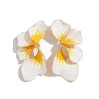 1 Pair Sweet Flower Plating Alloy Ear Studs main image 2