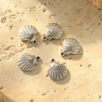 Beach Shell 304 Stainless Steel Plating DIY Jewelry Accessories main image 3