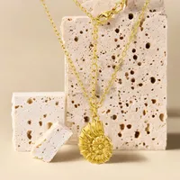 Simple Style Conch 304 Stainless Steel Plating Women's Layered Necklaces main image 3