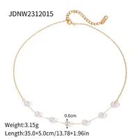 Vacation Classic Style Solid Color 304 Stainless Steel Plating Women's Necklace sku image 4