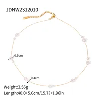 Vacation Classic Style Solid Color 304 Stainless Steel Plating Women's Necklace sku image 1