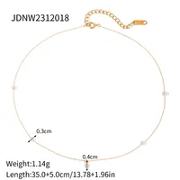 Vacation Classic Style Solid Color 304 Stainless Steel Plating Women's Necklace sku image 5