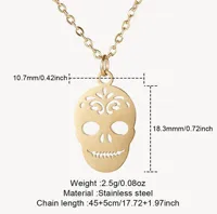 Simple Style Classic Style Geometric Letter Flower 304 Stainless Steel Women's Pendant Necklace main image 2