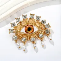 Retro Classic Style Devil's Eye Zinc Alloy Plating Women's Brooches main image 1
