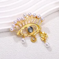 Retro Classic Style Devil's Eye Zinc Alloy Plating Women's Brooches main image 4