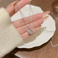 Cute Sweet Cat Titanium Steel Women's Pendant Necklace main image 1