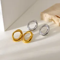 1 Pair Elegant Glam Solid Color 304 Stainless Steel Ear Studs main image 3
