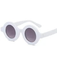 Sunglasses Batch Large Frame Round Sunglasses Women's  Trendy Light Color Sunglasses Fashion Personality Internet Celebrated Glasses Street Shot main image 5