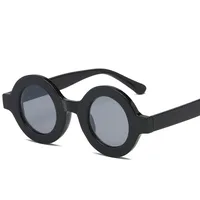 Sunglasses Batch Large Frame Round Sunglasses Women's  Trendy Light Color Sunglasses Fashion Personality Internet Celebrated Glasses Street Shot sku image 1