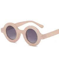Sunglasses Batch Large Frame Round Sunglasses Women's  Trendy Light Color Sunglasses Fashion Personality Internet Celebrated Glasses Street Shot main image 2