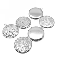 Retro Classic Style Heart Shape Jesus Fish Scales 304 Stainless Steel Plating DIY Ornament Accessories main image 3
