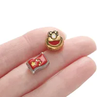 Cute Retro National Flag Letter Devil's Eye 304 Stainless Steel Enamel DIY Jewelry Accessories main image 6