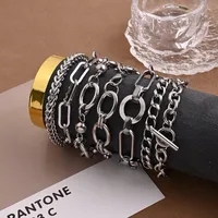 Casual Vacation Solid Color 304 Stainless Steel Polishing Unisex Bracelets main image 1