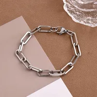 Casual Vacation Solid Color 304 Stainless Steel Polishing Unisex Bracelets main image 6