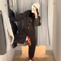 Holiday Selfie Women's Casual Elegant Streetwear Solid Color Polyester Pant Co-ord Set Shorts Sets main image 4