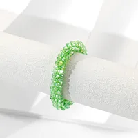 Casual Simple Style Solid Color Glass Unisex Bracelets main image 4