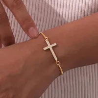 Shiny Cross Alloy Women's Bracelets main image 1