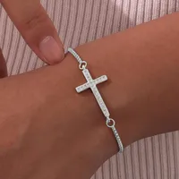 Shiny Cross Alloy Women's Bracelets main image 7