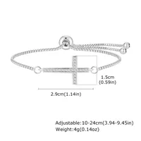 Shiny Cross Alloy Women's Bracelets main image 3