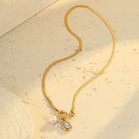 Classic Style Commute Heart Shape 304 Stainless Steel Women's Pendant Necklace Choker main image 9