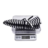 Women's Cute Sweet British Style Stripe Bowknot Big Eaves Sun Hat Bucket Hat main image 2