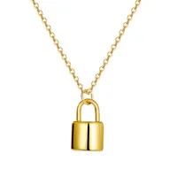 Wholesale Jewelry Simple Style Geometric 201 Stainless Steel Plating Pendant Necklace sku image 6