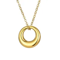 Wholesale Jewelry Simple Style Geometric 201 Stainless Steel Plating Pendant Necklace sku image 2
