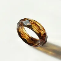 Retro Modern Style Geometric Acrylic Resin Women's Bangle main image 9