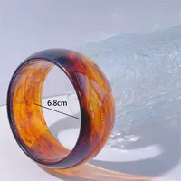 Retro Modern Style Geometric Acrylic Resin Women's Bangle sku image 7