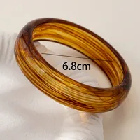 Retro Modern Style Geometric Acrylic Resin Women's Bangle sku image 3