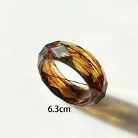 Retro Modern Style Geometric Acrylic Resin Women's Bangle sku image 5