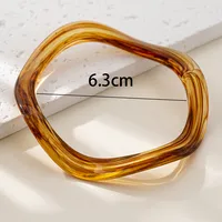 Retro Modern Style Geometric Acrylic Resin Women's Bangle sku image 2