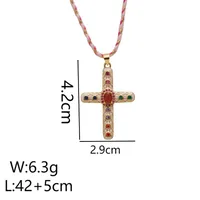 Hip-Hop Simple Style Cross 304 Stainless Steel 18K Gold Plated Unisex Choker sku image 1