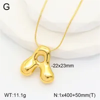 Casual Classic Style Letter 304 Stainless Steel Polishing Plating 18K Gold Plated Unisex Pendant Necklace main image 2