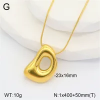Casual Classic Style Letter 304 Stainless Steel Polishing Plating 18K Gold Plated Unisex Pendant Necklace main image 3