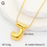Casual Classic Style Letter 304 Stainless Steel Polishing Plating 18K Gold Plated Unisex Pendant Necklace main image 6