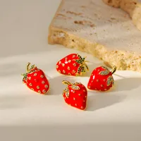 Simple Style Commute Strawberry Copper Women's Jewelry Set main image 2
